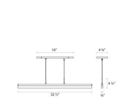 Sonneman - Stiletto LED Pendant