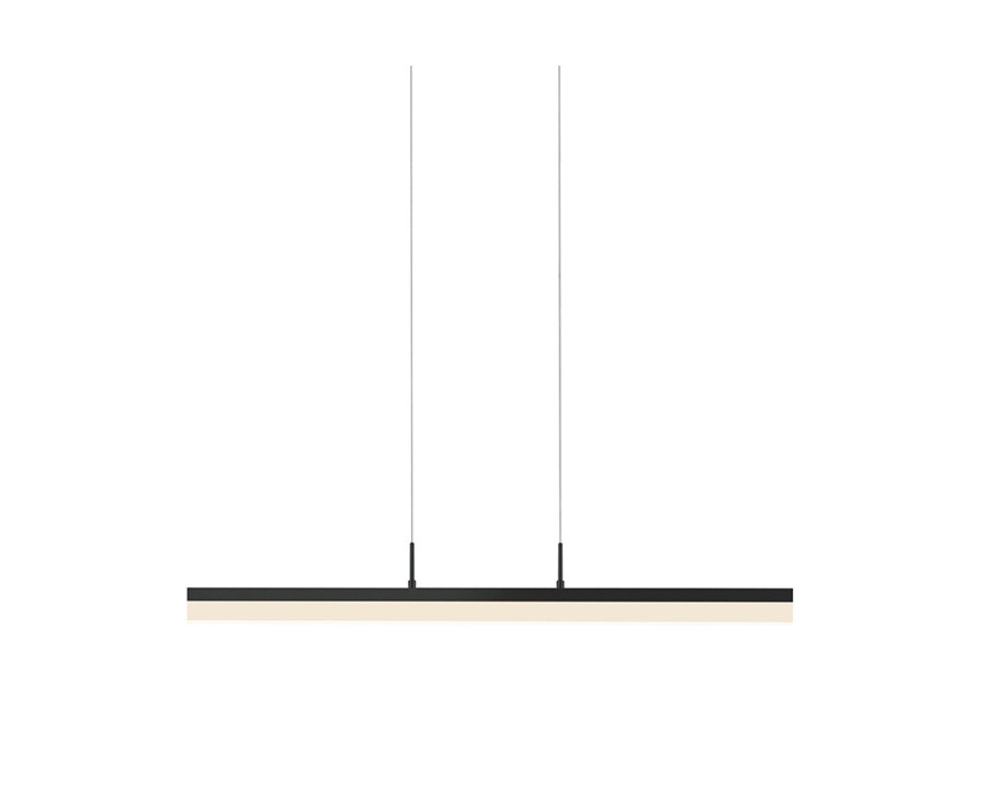 Sonneman Stiletto LED Pendant - Satin Black, 32"