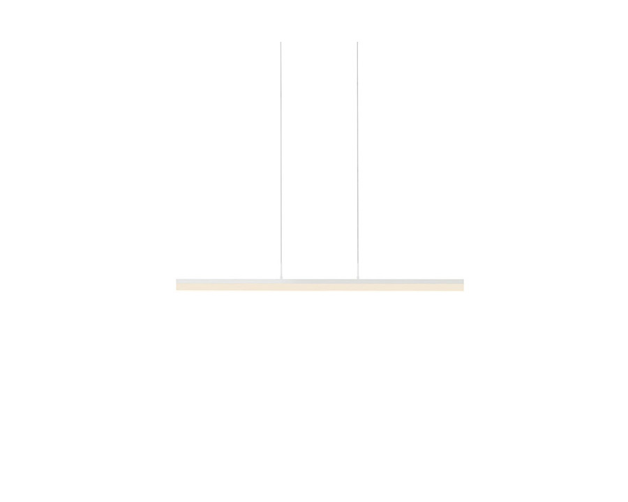 Sonneman Stiletto LED Pendant - Satin White, 44"