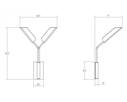 Sonneman - Leaf LED Sconce