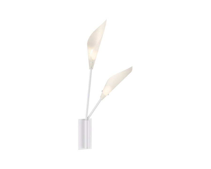 Sonneman Calla LED Sconce - Satin White