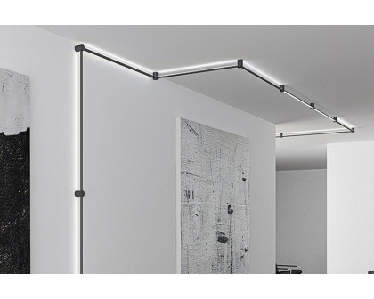 Sonneman Purolinear 360 LED Wall Bar - Polished Chrome, 36", Double Linear