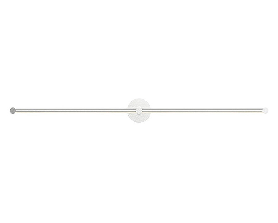 Sonneman Purolinear 360 LED Wall Bar - Satin Chrome, 24", Double Linear