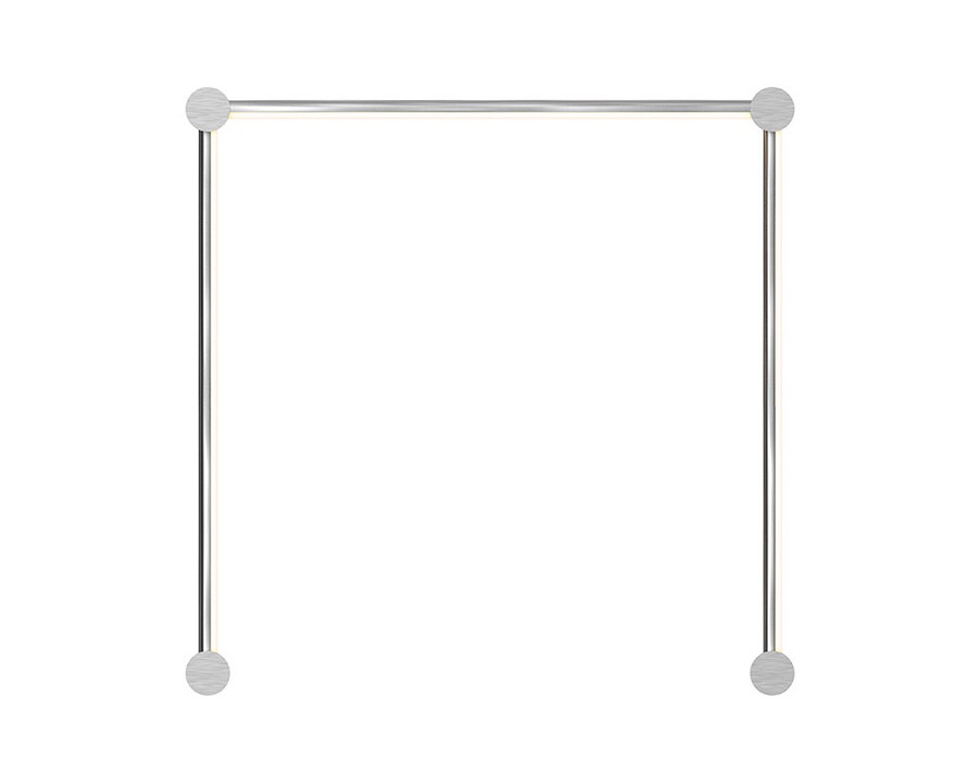 Sonneman Purolinear 360 LED Wall Bar - Satin Chrome, 24", Single N