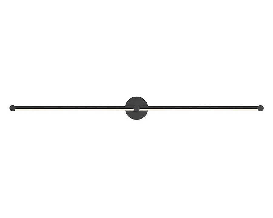 Sonneman Purolinear 360 LED Wall Bar - Satin Black, 24", Double Linear