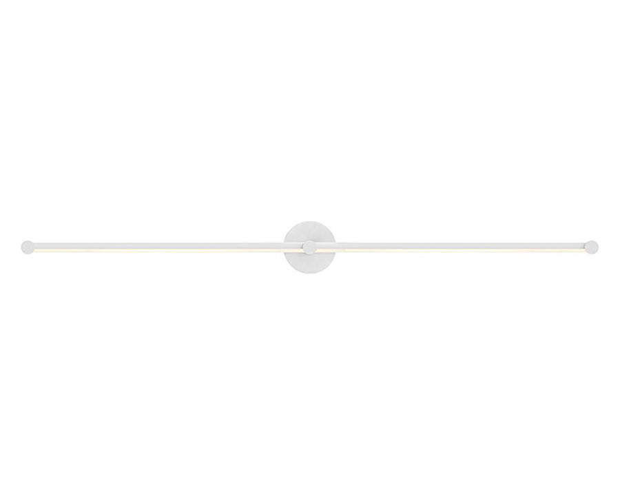 Sonneman Purolinear 360 LED Wall Bar - Satin White, 24", Double Linear