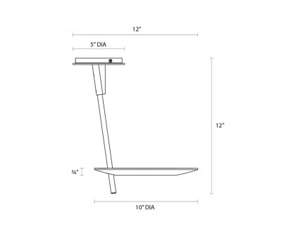 Sonneman - Ringlo LED Ceiling Torchiere