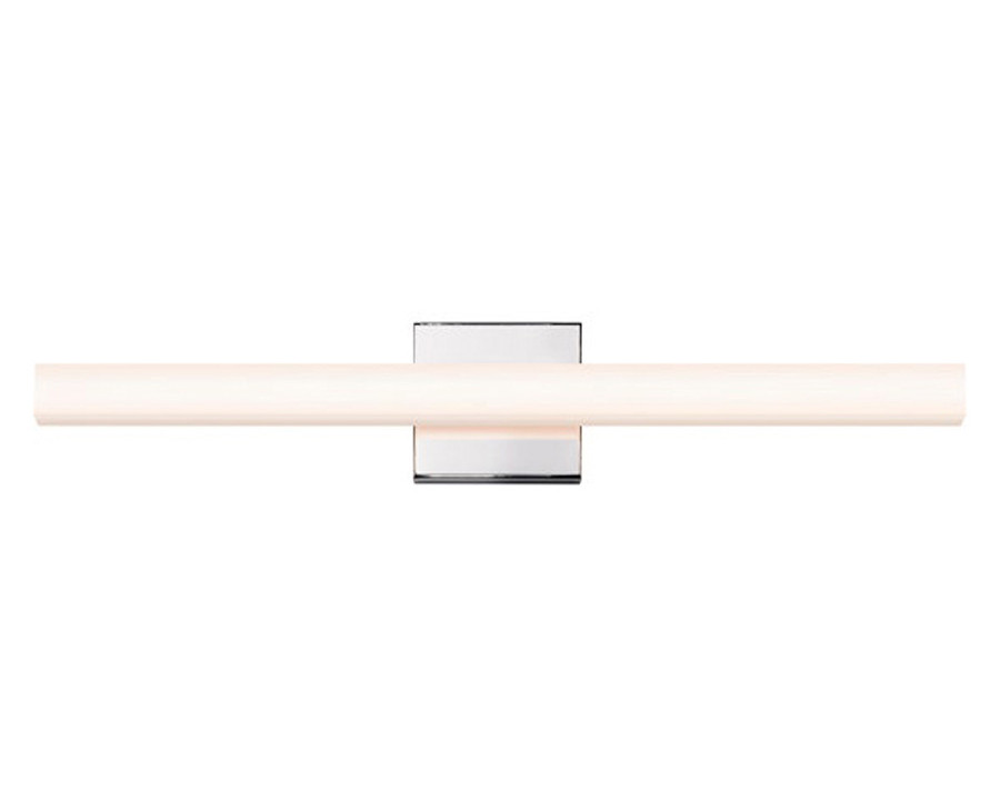 Sonneman SQ-bar LED Bath Bar - Polished Chrome, 24"