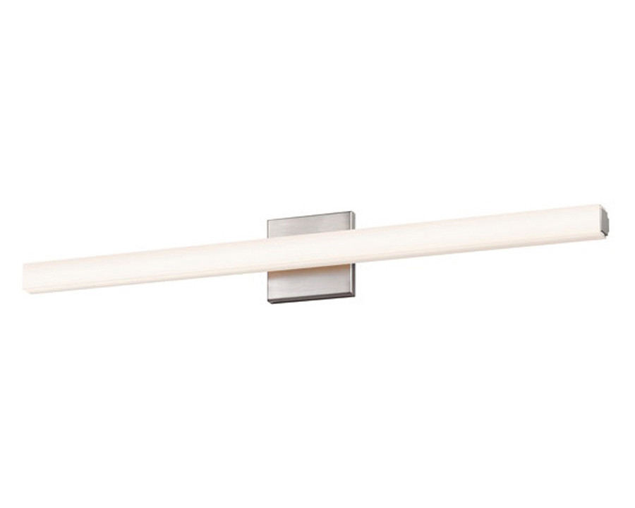 Sonneman SQ-bar LED Bath Bar - Satin Nickel, 32"