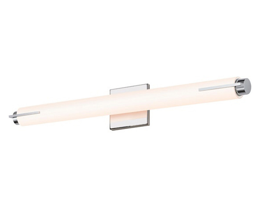 Sonneman Tubo Slim LED Bath Bar - Polished Chrome, 24", Spine Trim