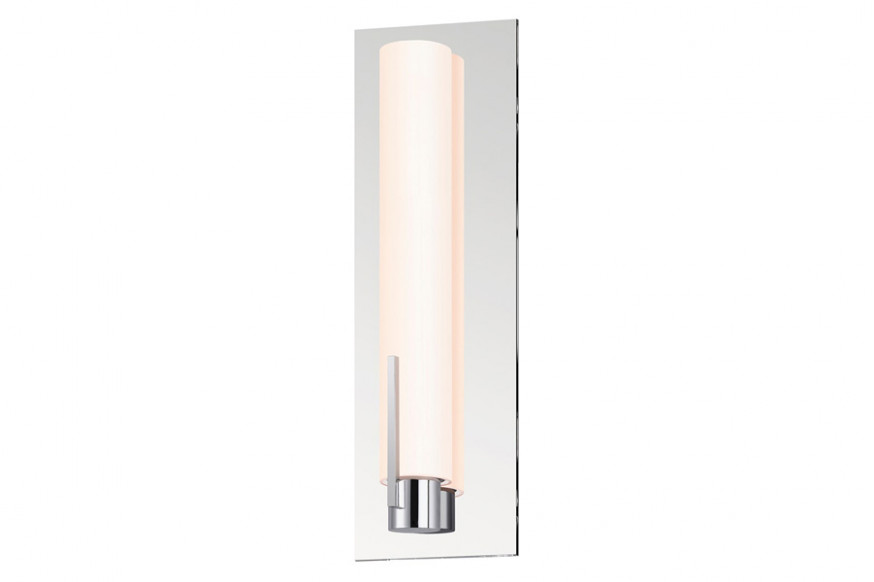 Sonneman™ Tubo Slim LED Panel Sconce - Polished Chrome, 12", Spine Trim