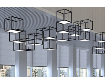 Sonneman Cubix LED Chandelier - 4-Light