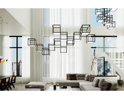 Sonneman Cubix LED Chandelier - 12-Light