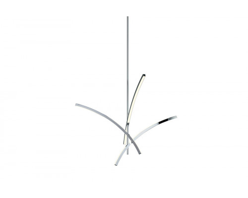 Sonneman Gestures 3-Arm LED Chandelier - Polished Chrome