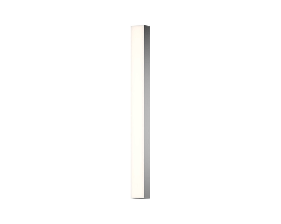 Sonneman Solid Glass Bar LED Bath Bar - Satin Nickel, 32"