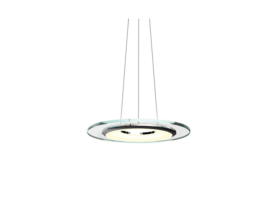 Sonneman Float LED Pendant - Polished Chrome, 18"