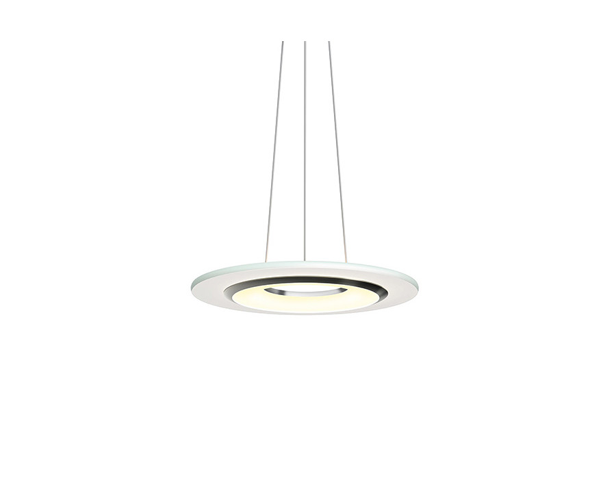 Sonneman Float LED Pendant - Satin Nickel, 18"