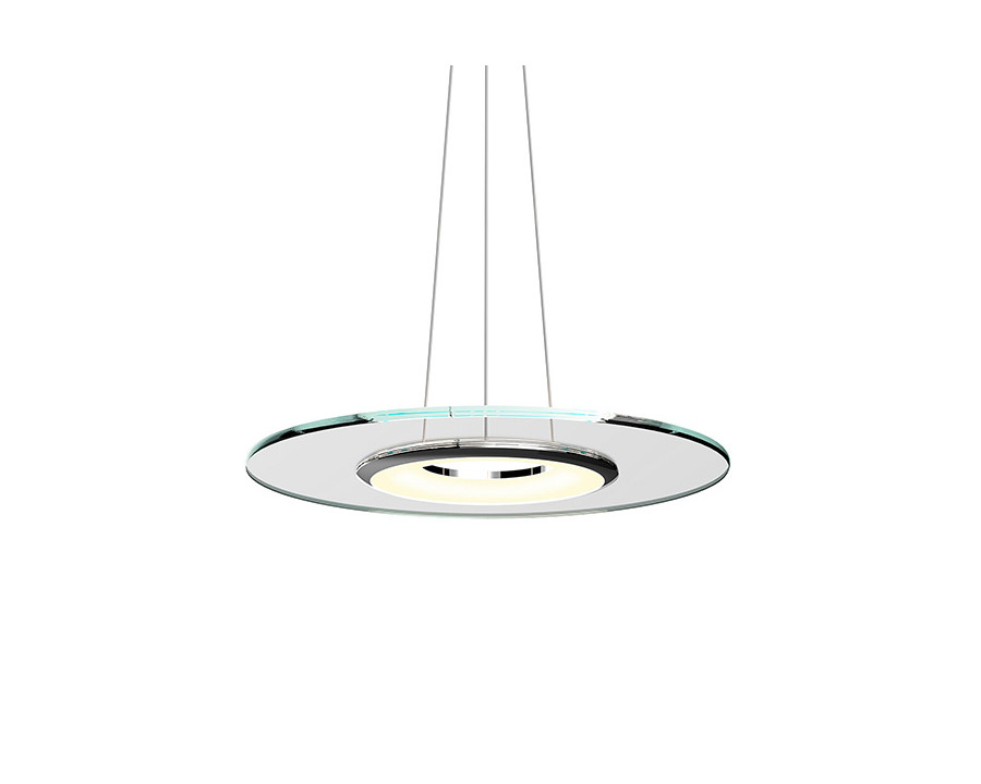 Sonneman Float LED Pendant - Polished Chrome, 24"