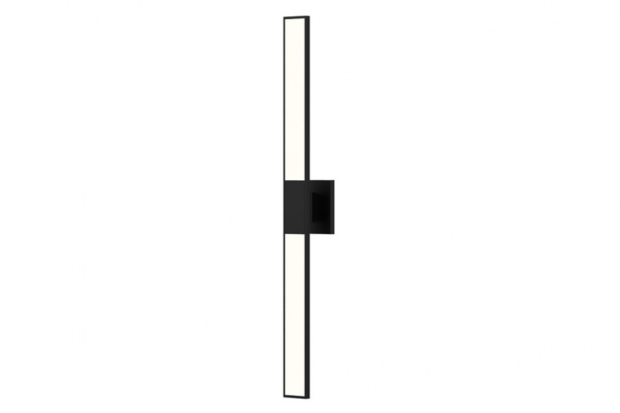 Sonneman™ Planes LED Double Sconce - Satin Black, 32"