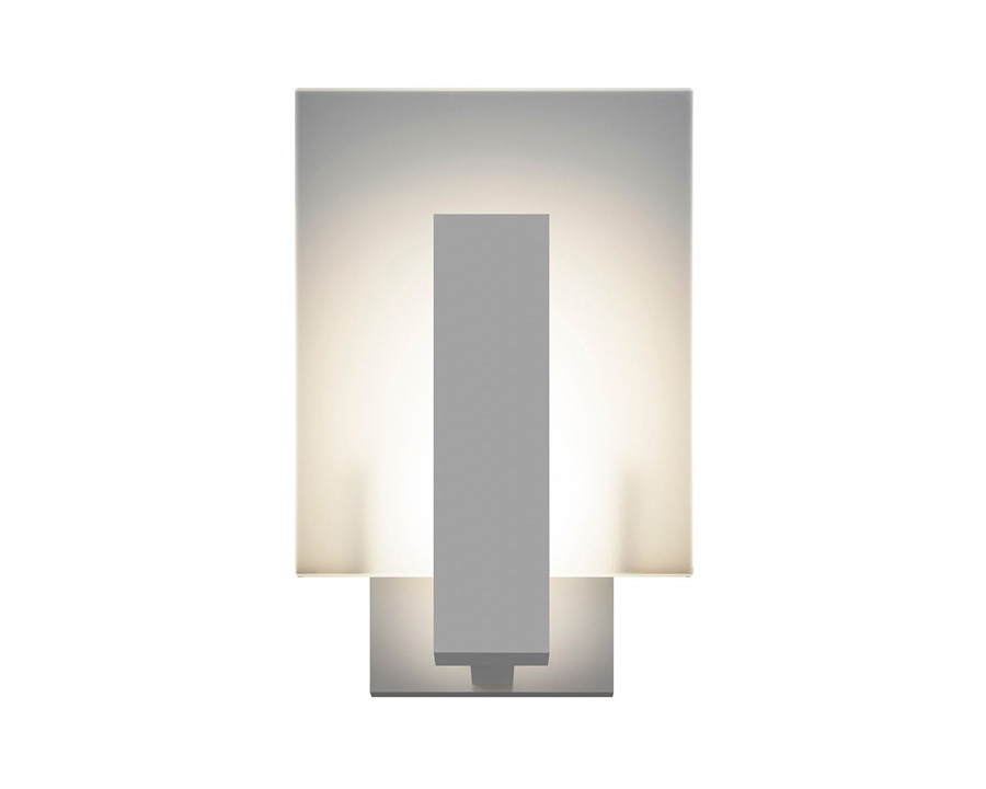 Sonneman Midtown LED Sconce - Textured Gray, Short