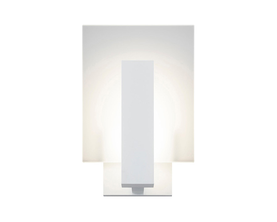 Sonneman Midtown LED Sconce - Textured White, Short