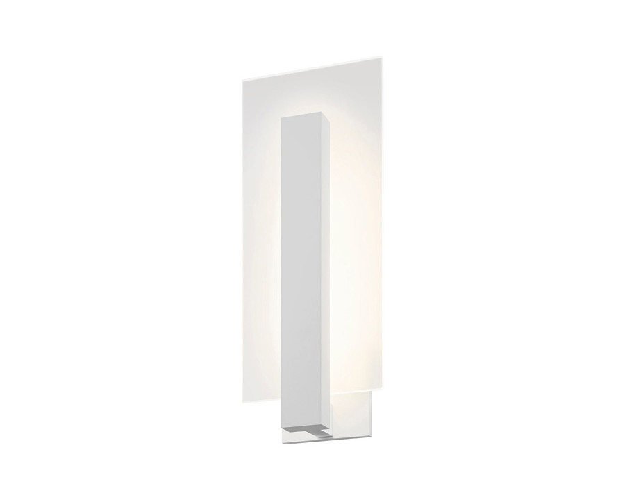 Sonneman Midtown LED Sconce - Textured White, Tall