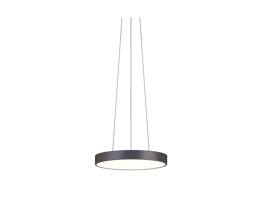 Sonneman Pi LED Pendant - Black Bronze, 16", 3000K