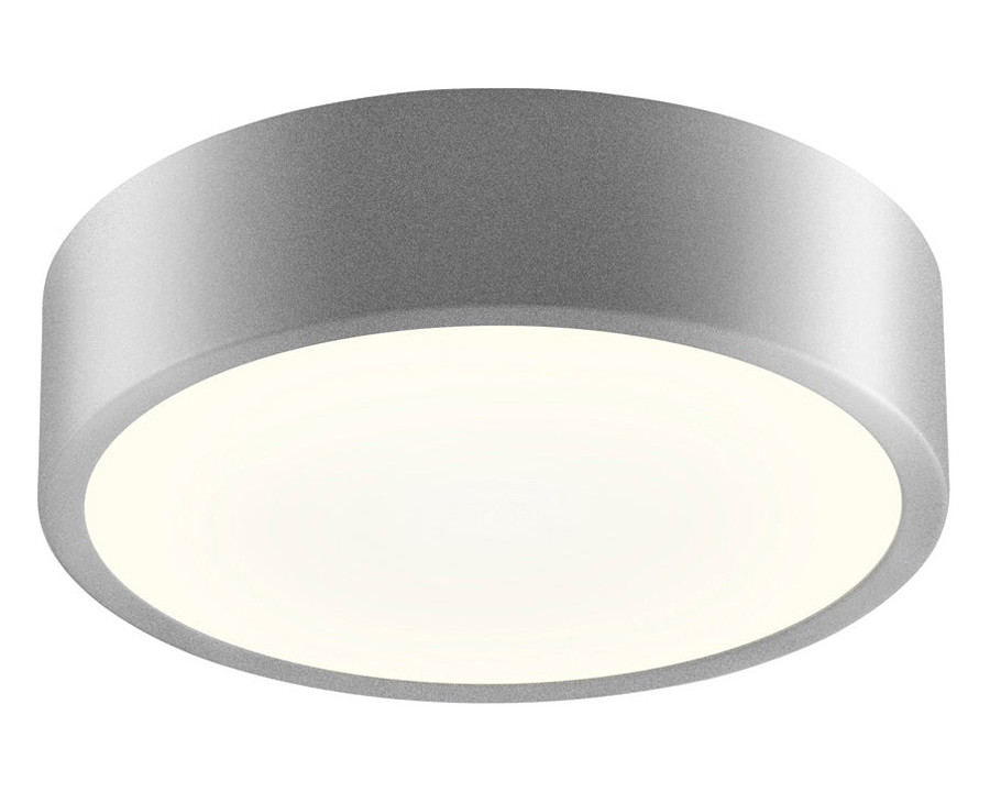 Sonneman Pi LED Surface Mount - Bright Satin Aluminum, 8", 3000K