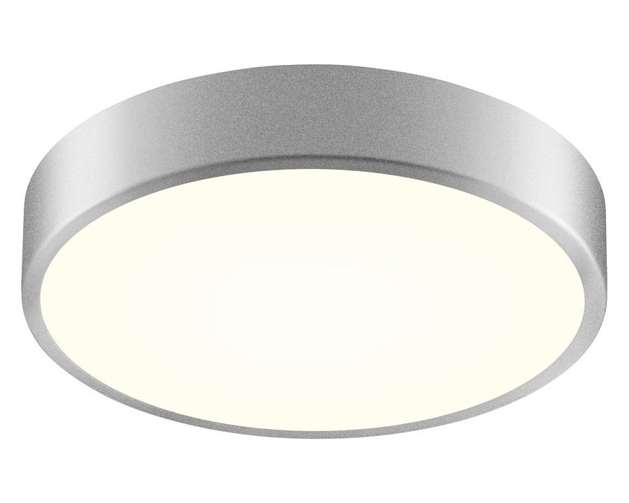 Sonneman Pi LED Surface Mount - Bright Satin Aluminum, 12", 3000K