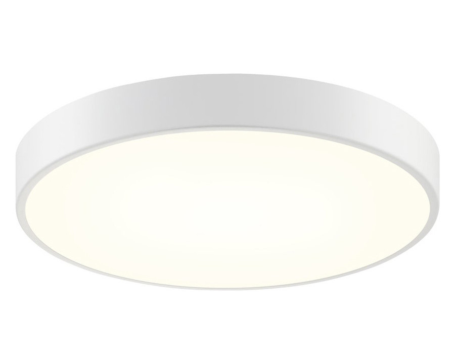 Sonneman Pi LED Surface Mount - Textured White, 16", 3000K