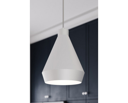 Sonneman Koma Taisho Pendant - Satin White, E26