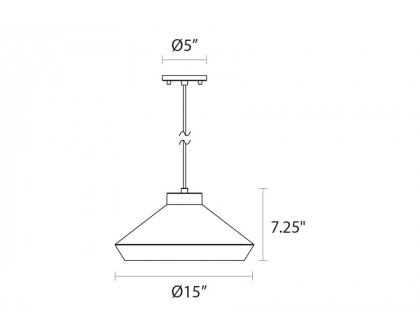 Sonneman Koma Meiji Pendant - Satin White, E26