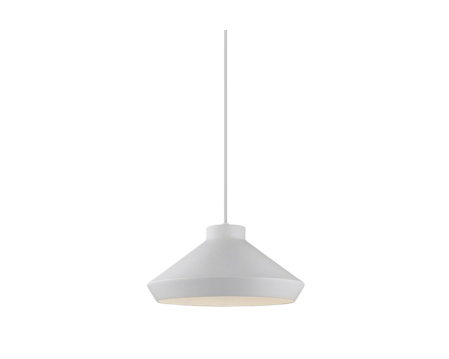 Sonneman Koma Meiji Pendant - Satin White, GU24