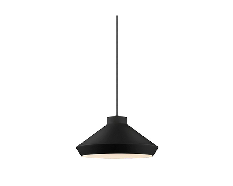 Sonneman Koma Meiji Pendant - Satin Black, E26