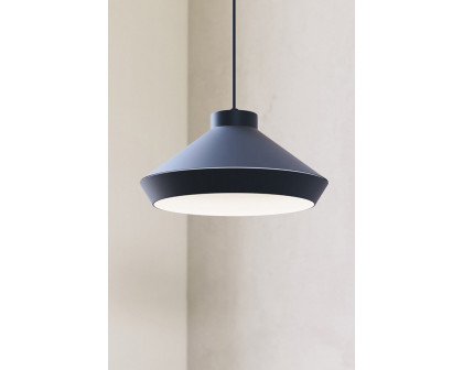 Sonneman Koma Meiji Pendant - Satin Black, E26