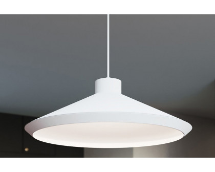 Sonneman Koma Edo Pendant - Satin White, E26