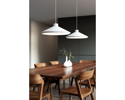 Sonneman Koma Edo Pendant - Satin White, E26