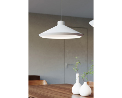 Sonneman Koma Edo Pendant - Satin White, E26