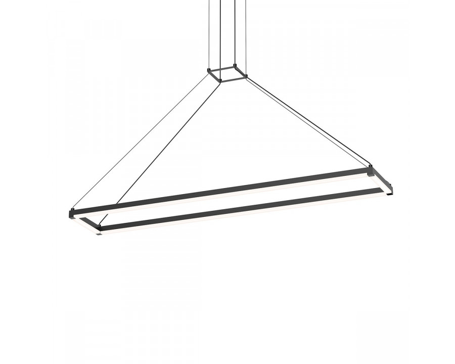 Sonneman Stix Rectangle LED Pendant - 47" x 9"