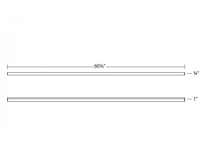 Sonneman Stix Plus LED Wall Bar - Satin White, 60"