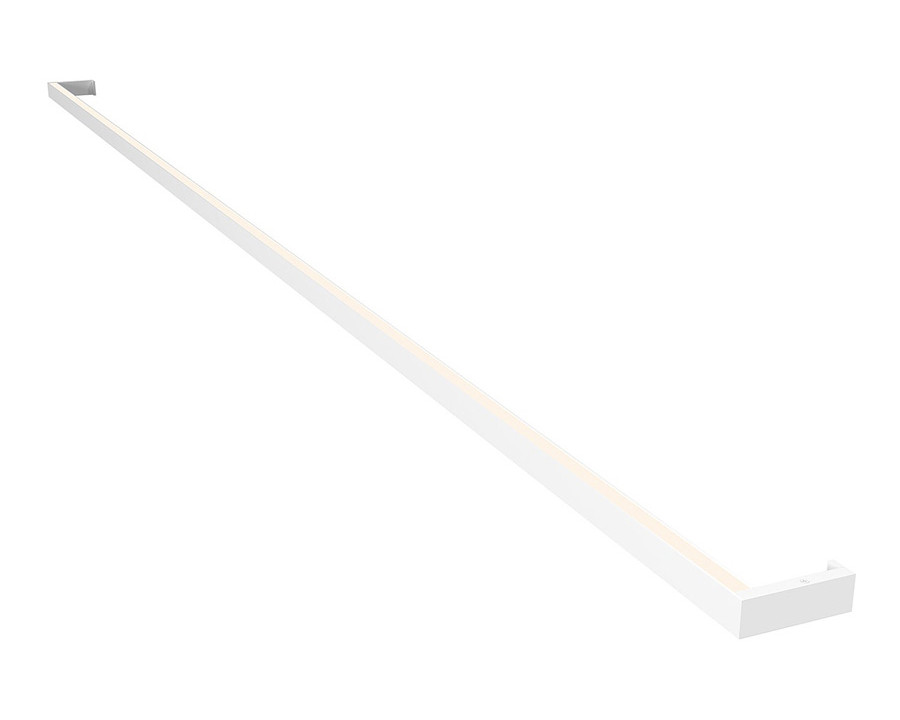 Sonneman Thin-Line LED Wall Bar - Satin White, 8" One-Sided, 3000K