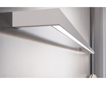 Sonneman Thin-Line LED Wall Bar - Satin White, 8" Two-Sided, 3000K