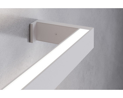 Sonneman Thin-Line LED Wall Bar - Satin White, 8" Two-Sided, 3000K