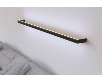 Sonneman Thin-Line Indirect LED Wall Bar - Bright Satin Aluminum, 3", 3000K