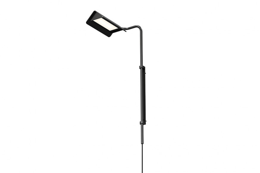 Sonneman™ Morii LED Wall Lamp - Satin Black, Left