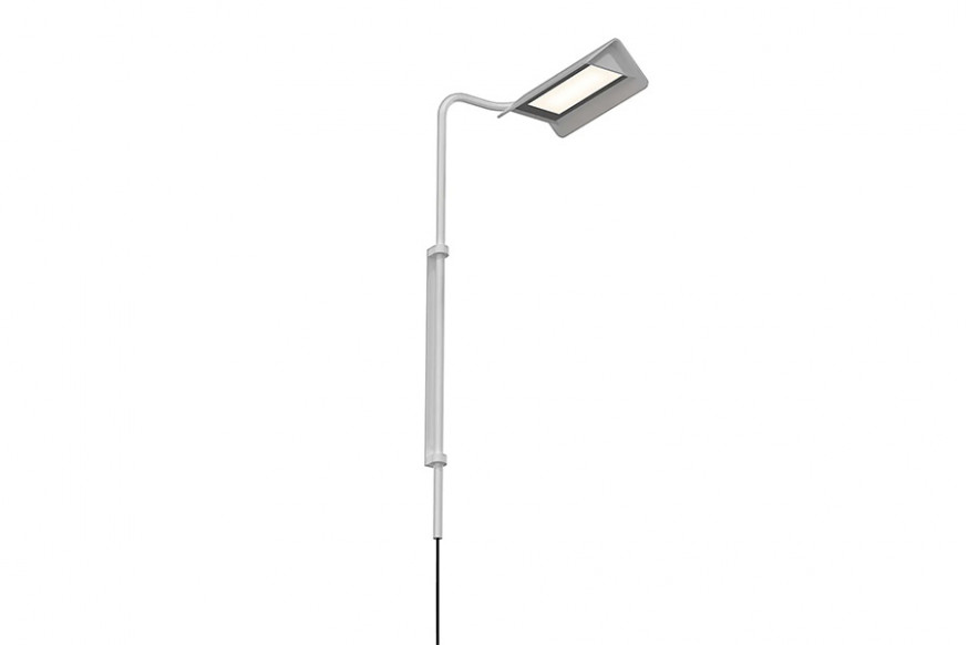 Sonneman™ Morii LED Wall Lamp - Bright Satin Aluminum, Right