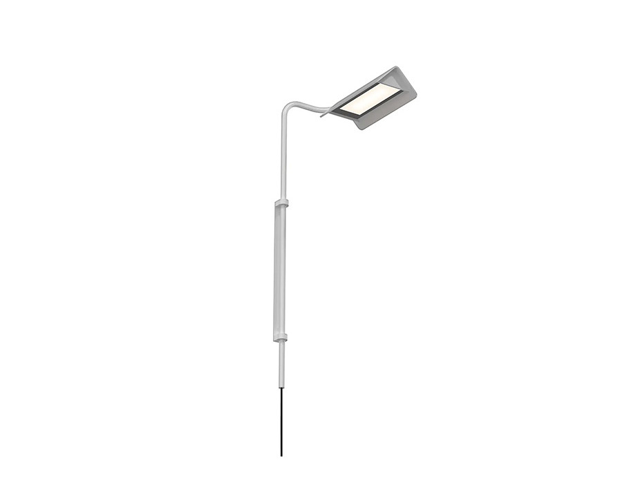 Sonneman Morii LED Wall Lamp - Bright Satin Aluminum, Right