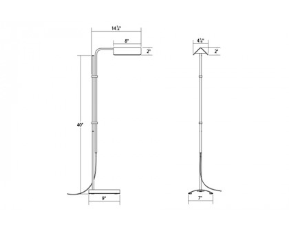 Sonneman - Morii LED Floor Lamp