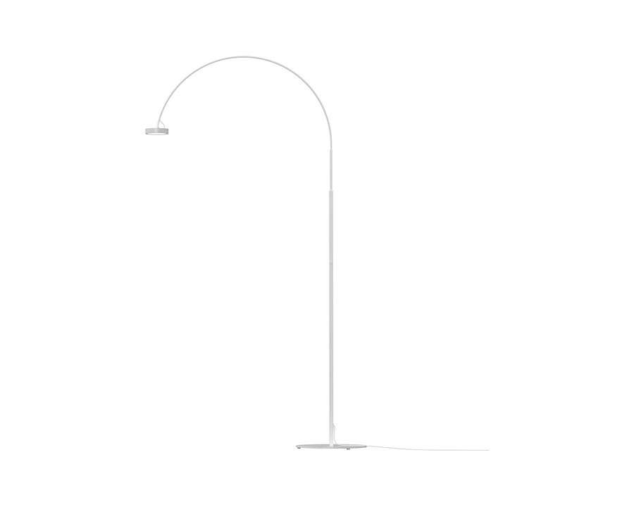 Sonneman Pluck LED Floor Lamp - Satin White, Large