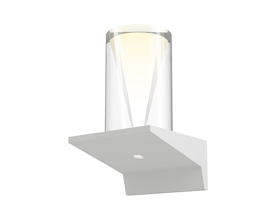 Sonneman Votives LED Sconce - Satin White, 4.5" height x 2.75" diameter